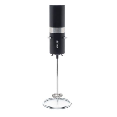 Mixer Elétrico Para Bebidas De Aço Inox E Plástico Com Suporte Wolff