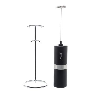 Mixer Elétrico Para Bebidas De Aço Inox E Plástico Com Suporte Wolff