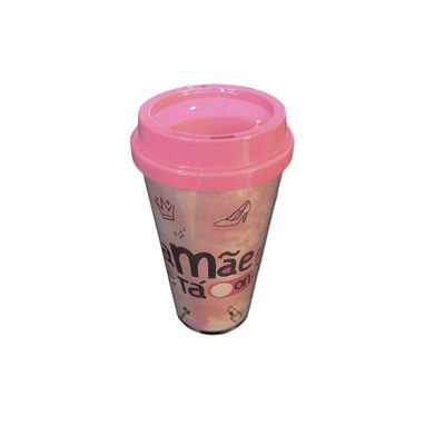 Copo Para Café Acrílico Mãe Tá On 500ml