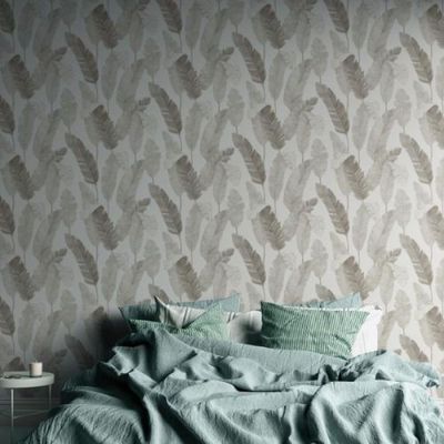 Papel de Parede Metropolitan Stories 3 Folhagem Cinza 392185MS