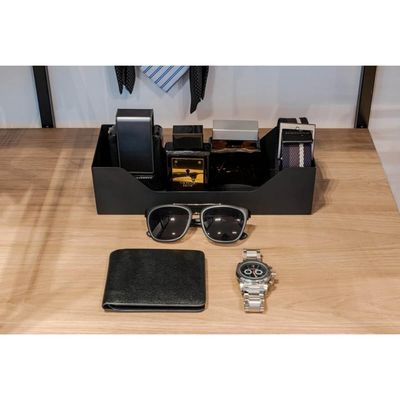 Porta Objetos Preto Bancada ou Parede Organizador Acessórios Trecos Masutti Organize