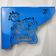Mão Francesas de Aço Ornamentada Safari Azul Zarg Decorativa 20cm Menino