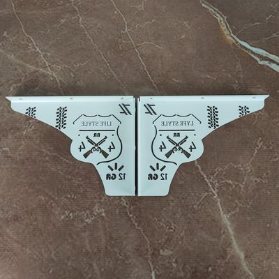 Par Mãos Francesas Brancas em Aço 20cm 4x4 Life Style Jipeiro Decorativas Zarg