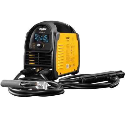 Inversor para Solda Eletrodo TIG 160A Bivolt RIV168 Vonder Monofásico com Display de LED