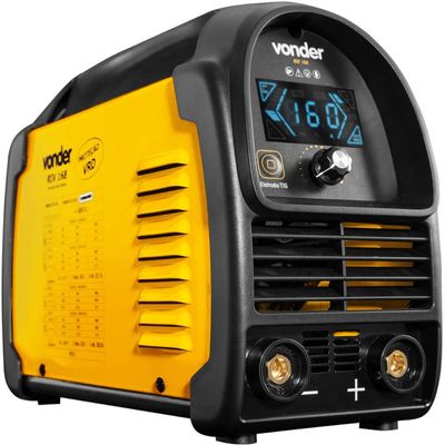 Inversor para Solda Eletrodo TIG 160A Bivolt RIV168 Vonder Monofásico com Display de LED