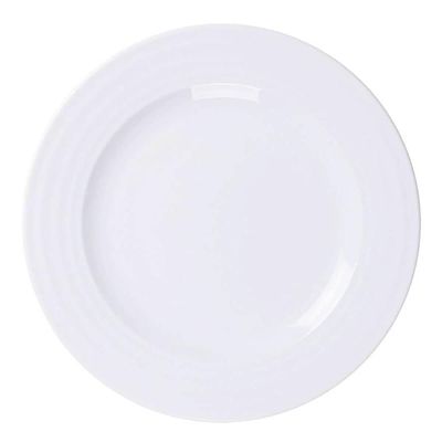 Aparelho de Jantar Porcelana Branca Tramontina Vibrare 20 Peças Pratos Xícaras Pires