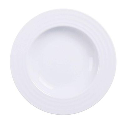 Aparelho de Jantar Porcelana Branca Tramontina Vibrare 20 Peças Pratos Xícaras Pires