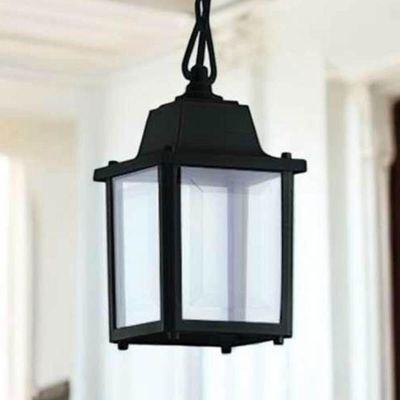 Conjunto 8 Pendentes 37cm Luminárias Pretas de Teto Vintage Interno Externo Bivolt Dital