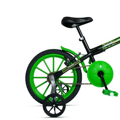 Bicicleta Bike Infantil Aro 16 Ravok Com Rodinhas 3 A 7 Anos