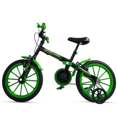 Bicicleta Bike Infantil Aro 16 Ravok Com Rodinhas 3 A 7 Anos