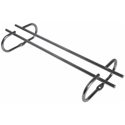 5 Suportes Organizador De Armário Porta Taças Cromado 35cm