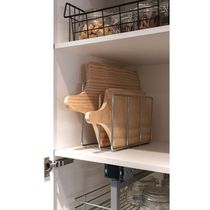 Suporte para Tábua de Corte Carne Duplo Organizador Aramado para Cozinha Masutti Cromado