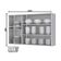 Cozinha Modulada 3 Peças Com Tampo Henn Americana Cinza