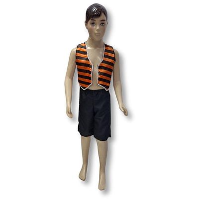 Fantasia Infantil Drácula Curta Verão Halloween Tamanho P
