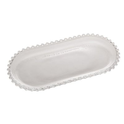 Travessa Cristal Oval Pearl 28384 - Wolff
