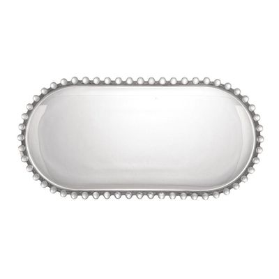 Travessa Cristal Oval Pearl 28384 - Wolff