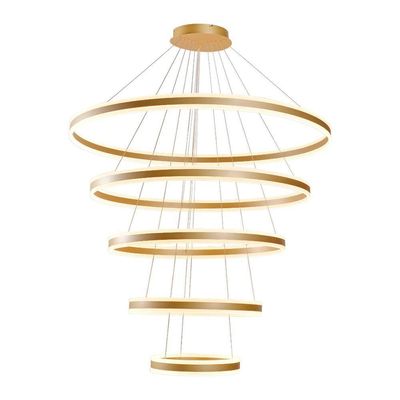 Lustre Pendente Sindora Dcd03021 Dourado Led Bivolt
