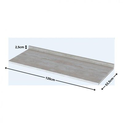 Cozinha Modulada 2 Peças 5 Portas 3 Gavetas Henn Americana Cinza