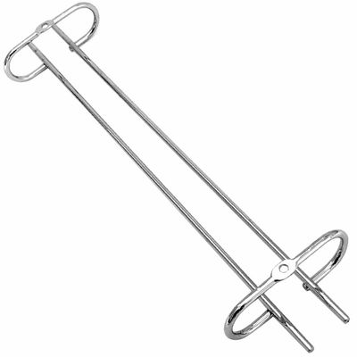 8 Suportes Organizador De Armário Porta Taças Cromado 35cm