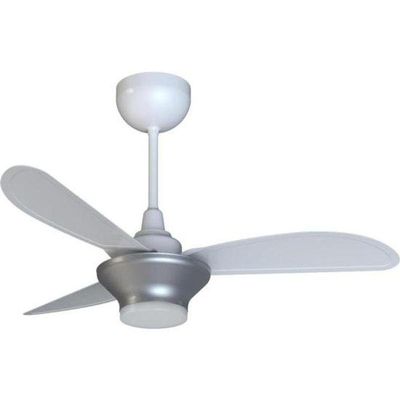 Ventilador De Teto Ventisol Mistral 3 Pás Branco/cinza Bivolt