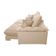 Sofá ágata Linho Dois Módulos De 120cm B25 Meu Sofá Online A294 Linho Creme