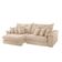 Sofá ágata Linho Dois Módulos De 120cm B25 Meu Sofá Online A294 Linho Creme
