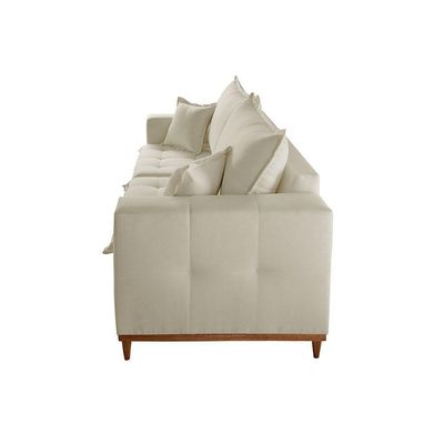 Sofá Matrix 02 Módulos De 90cm B25cm Meu Sofá Online A302 Linho Branco