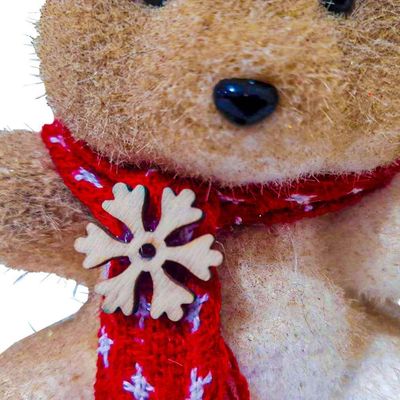 Urso De Natal Enfeite De Espuma