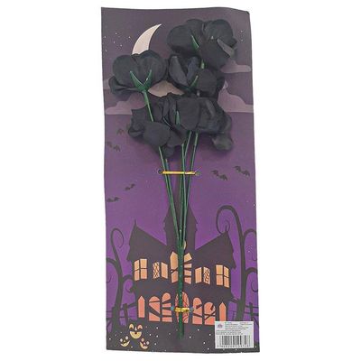 Buquê Rosa Preta De Halloween - Extra Festas