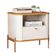 Cômoda Pequena Filadelfia Off White Nature Bronze