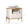 Cômoda Pequena Filadelfia Off White Nature Bronze