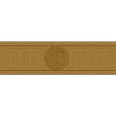 Faixa De Parede Versace V Moderno Dourado 935222