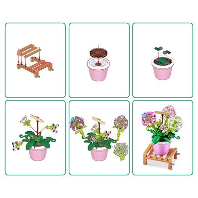 Blocos de Montar Max Premium Garden - Gipsófila 133 pçs