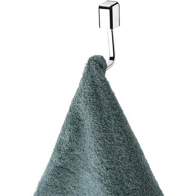 Suporte Porta Toalha de Rosto Gancho Multiuso Banheiro Lavanderia Cromado