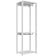 Guarda Roupa Closet com 2 Cabideiro Branco 60x45x183cm Modulo Arara