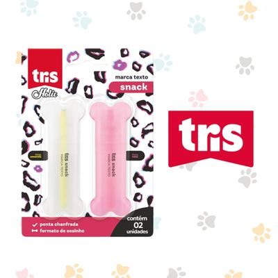 MARCA TEXTO HOLIC PETS CARTELA COM 2 UNIDADES TRIS