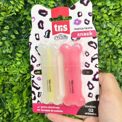 MARCA TEXTO HOLIC PETS CARTELA COM 2 UNIDADES TRIS