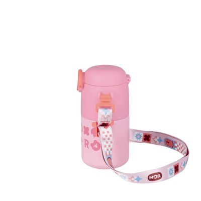 Garrafa Térmica Kids Alça Rosa 500ml
