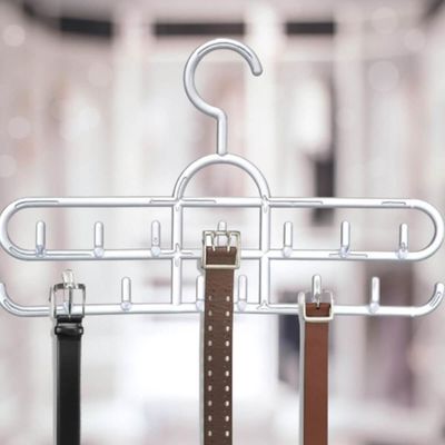 Kit 5 Cabides de Cintos Lenços Colares Suportes para Acessórios Lojas 13 Ganchos Cristal Cinquetti