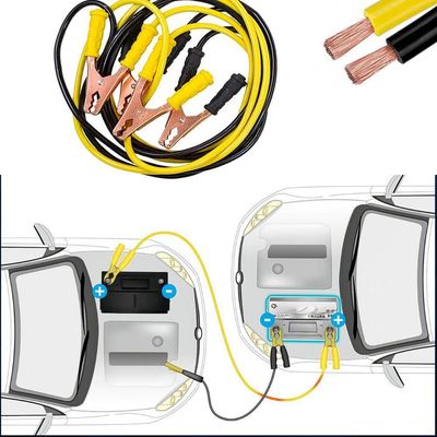 Cabo Chupeta 500 Amp Reforçado Com Bolsa De Transporte