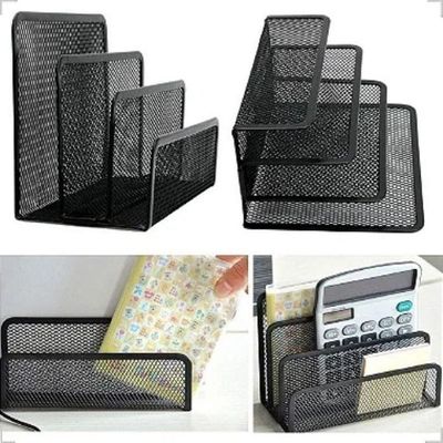 Organizador Mesa Suporte Documentos Papel Cartas Aço Aramado