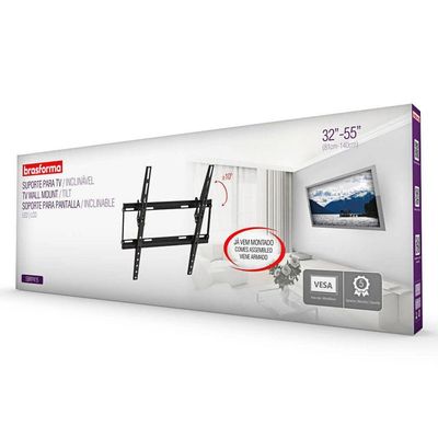 Suporte Ultra Slim Para Tv Led, Lcd E Plasma De 32 A 55