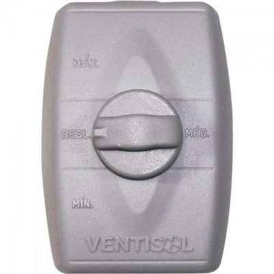 Ventilador De Parede Ventisol Power 70 68cm Preto-prata Bivolt