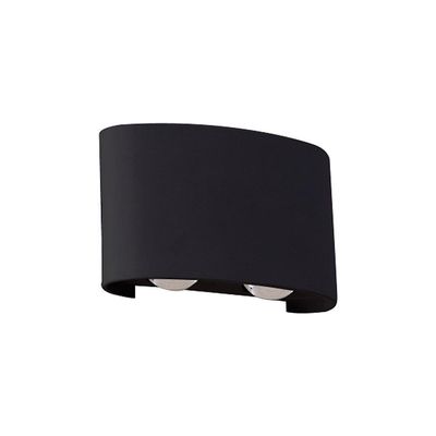Arandela Led 12w Ranne 3000k Bivolt Preta Nordecor