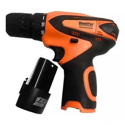 Parafusadeira Portátil 12v Sem Fio Com Bateria Bivolt