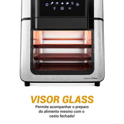 Air Fryer Oven Philco 15L Painel Digital PAF15A 110V