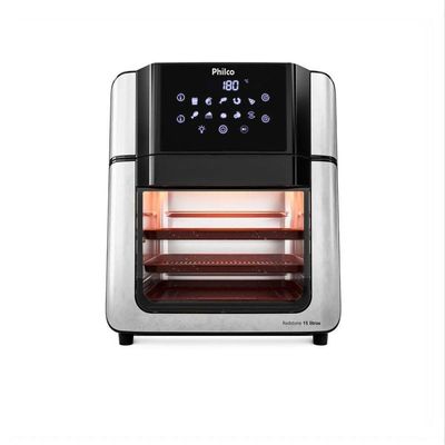 Air Fryer Oven Philco 15L Painel Digital PAF15A 110V