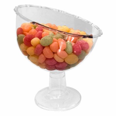 Taça Americana Inclinada Acrílico Transparente - 420ml