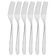 Kit 6 Garfos De Mesa Tramontina Havaí Em Aço Inox