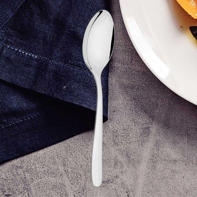 Kit 6 Colheres De Mesa Tramontina Havaí Em Aço Inox